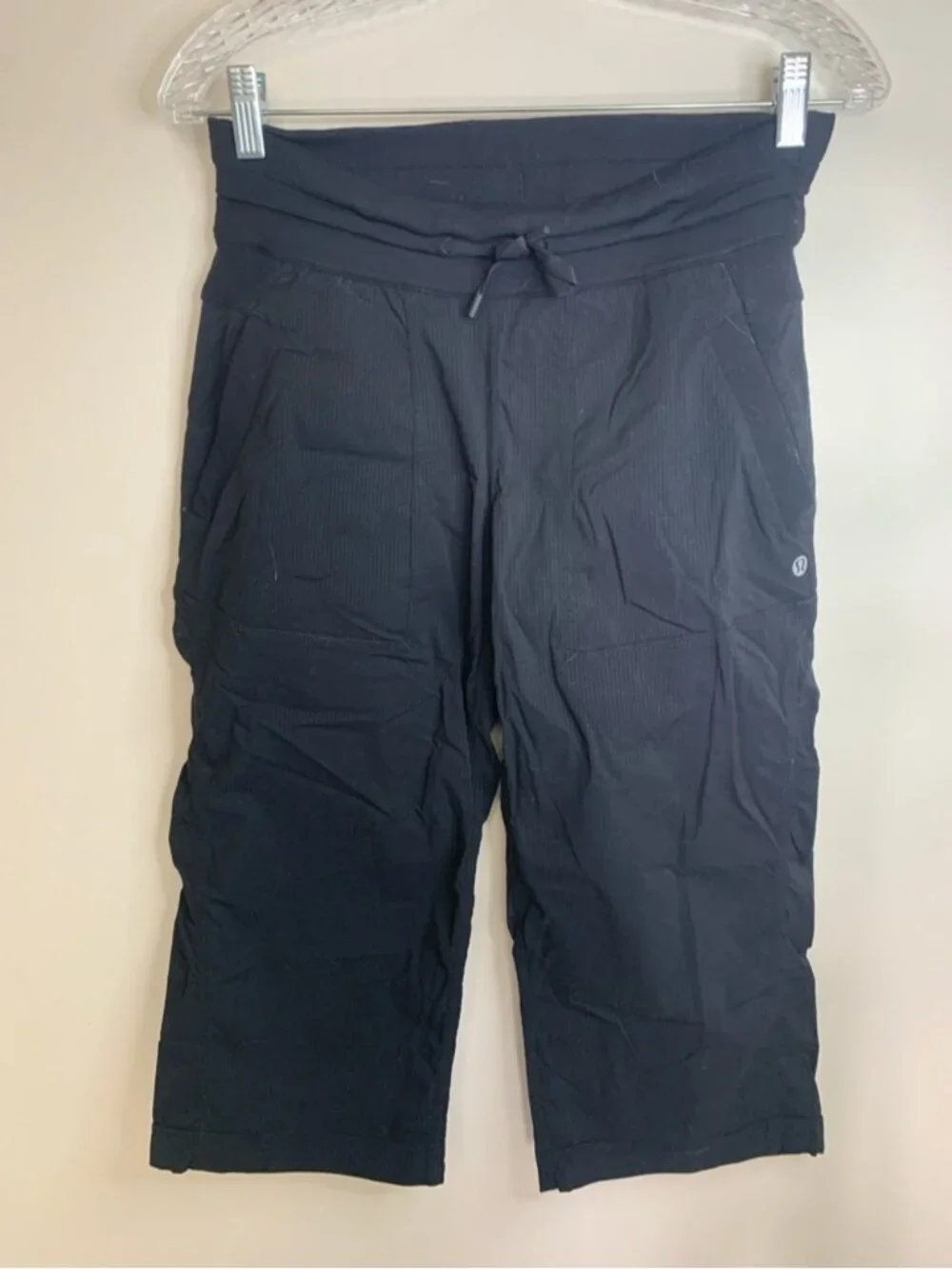 Lululemon Black Studio Capri Pant 6